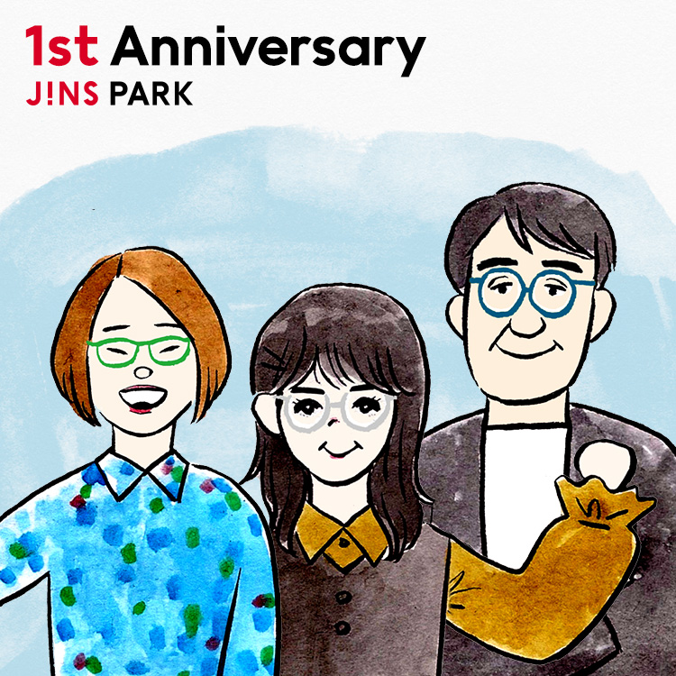 WebメディアJINS PARK、1周年を迎えました!